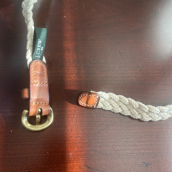 J Crew Women’s Cream Braided Belt - Size S/M - Picture 11 of 12